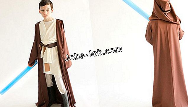 Star Wars Obi-Wan Kostüm mit brauner Robe.